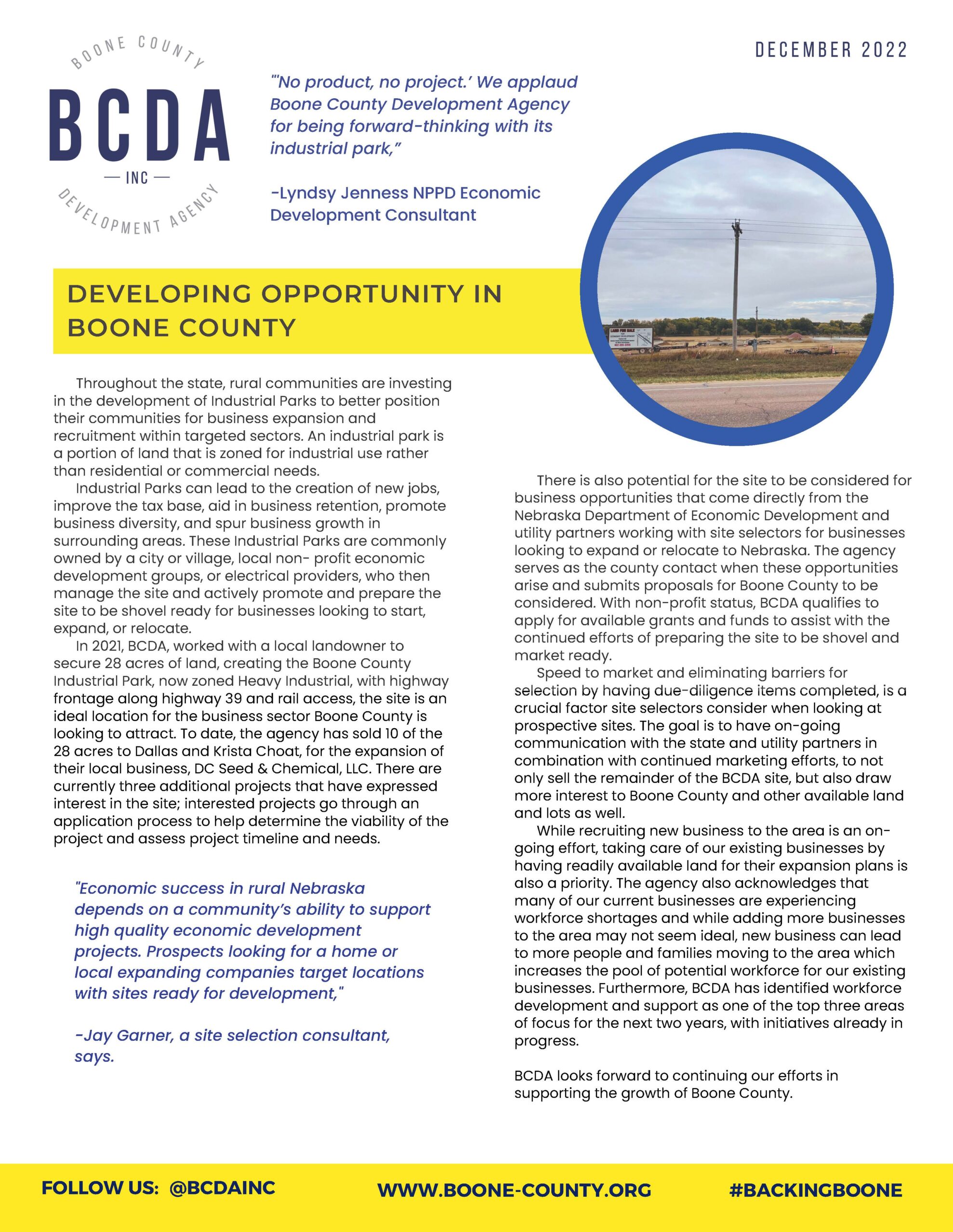 BCDA Newsletter